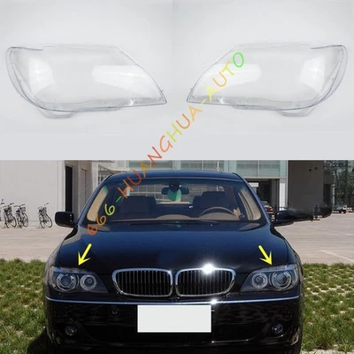 Cubierta de lente transparente de ambos faros laterales + sellador para BMW Serie 7 E66 2005-2008 Foto 1 de 4