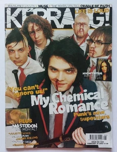 MY CHEMICAL ROMANCE (MCR) - RARE Kerrang Magazine Issue 1045 (Slight Damage) - Picture 1 of 19