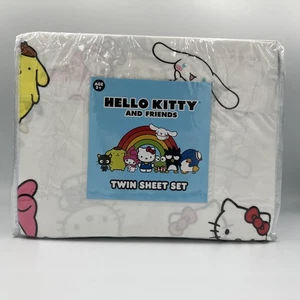 Hello Kitty And Friends Twin Sheet Set (4) Pieces **NEW** - Picture 1 of 3