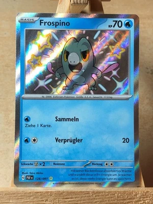 Frospino – Paldeas Schicksale PAF 128/091 – Shiny Rare – Near Mint – Deutsch - Bild 1 von 2