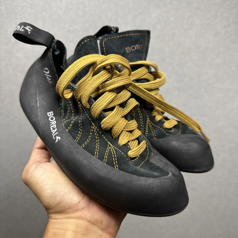 Zapatos Boreal Diablo Talla 6.5 Diablo Fusion Negro Escalada en Roca Boulder Foto 1 de 4