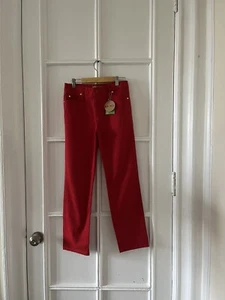 New Red Pants Unisex Boys Girls NWT Adjustable Waist - Picture 1 of 17