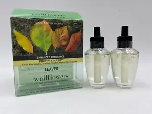 Bath & Body Works Leaves Wallflowers Home Fragrance Refill S/2 #899N - Picture 1 of 1