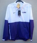 Lsu Tigers Nike Men's Purple White 1/2 Zip Windbreaker Jacket $80 - Large L