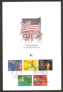 US SC # 2553-2557-2557a Summer Olympics FDC. Fleetwood Proofcard Edition.  - Picture 1 of 6