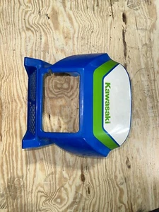 2000 Kawasaki KLR650 Front Upper Headlight Cowl Fairing Cover Panel - Picture 1 of 7