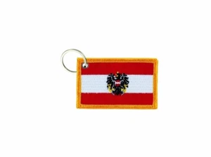 Llavero bandera bandera banderas bordado colgante llave Austria r2 - Imagen 1 de 1