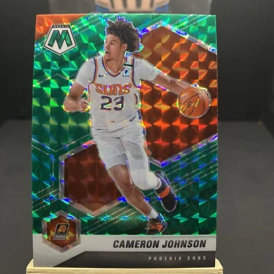 2020-21 Panini Mosaic Green Prizm Cameron Johnson #172 Phoenix Suns - Image 1 of 2