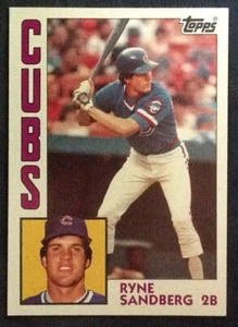 Béisbol 1984 Topps #596 Ryne Sandberg Cubs casi nuevo-como nuevo venta nuevo - Imagen 1 de 2