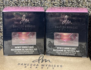 x2 Danessa Myricks Infinite Cromo Escamas Gel Ojos y Cara, STARBURST ~ Sellado - Imagen 1 de 5