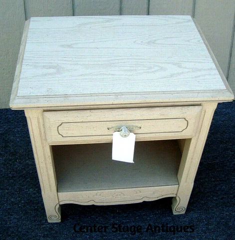 61763 Romantic Shabby Decorator  Night Stand End Table Stand Cover