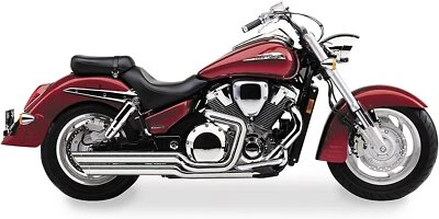 NEW 2825 Cobra Speedster Slashdown Exhaust Chrome fits Yamaha XVS1300A V-Star  - Image 1 of 4