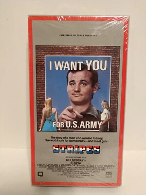 NEW ~ Stripes VHS Movie I Want You For US Army Patriotic Bill Murray Sealed - Image 1 of 4