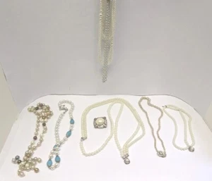 7 Beaded Necklaces With Stones And Decor  - Picture 1 of 5