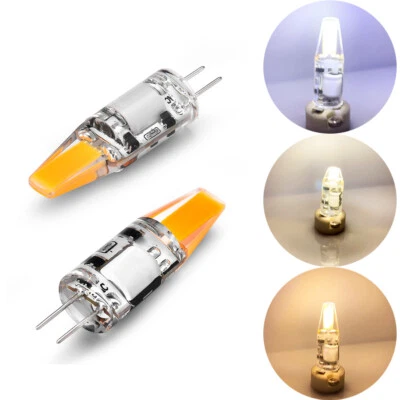 G4 COB LED Silicone Light Bulbs 3W 5W 12V No Flickering Replace Halogen Lamp fc - Image 1 of 4