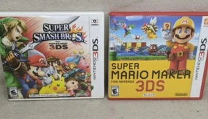 Juego, inserto y estuche Super Mario Maker y Super Smash Bros probados y funcionando - Imagen 1 de 5