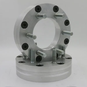 4x156 to 6x5.5 / 6x139.7 Wheel Adapters 12x1.5 stud 2 in thick 131mm bore x 2 - Picture 1 of 5