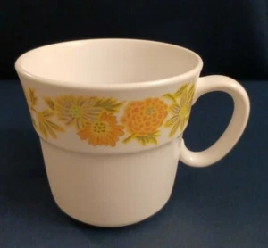 Noritake Progression Japan SUNNY SIDE 9003 Flat Tea Cup EUC - Picture 1 of 6