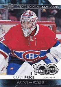 Carey Price 2017-18 17-18 Upper Deck 1 Centennial Standouts #CS-31 MONTREAL - Bild 1 von 1
