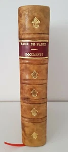 PREMIER MEMOIRE SUR LES EAUX DE PARIS -1861- E.O. SANS CARTE - RELIURE MODERNE - Imagen 1 de 3