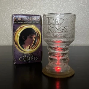 Frodo Glass Goblet Lord of the Rings The Fellowship of the Ring December 2001 - Picture 1 of 5