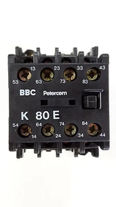 BBC K 80 E 230V auxiliary contactor contactor FPH 142 1001R0806 Petercem Brown NEW (#233) - Picture 1 of 4