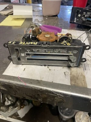 Chevrolet Monte Carlo 1985 control de temperatura Foto 1 de 2