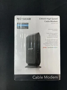 NETGEAR CM600 High Speed Cable Modem - 960 Mbps - DOCSIS 3.0 - UNLOCKED - Picture 1 of 5