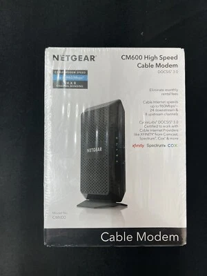NETGEAR CM600 High Speed Cable Modem - 960 Mbps - DOCSIS 3.0 - UNLOCKED - Image 1 of 4