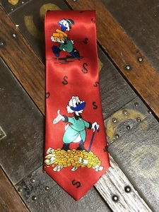 Corbata vintage para hombre Scrooge McDuck marca Master-Man - Imagen 1 de 7