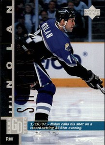 1997-98 Upper Deck Sharks Hockey Card #147 Owen Nolan