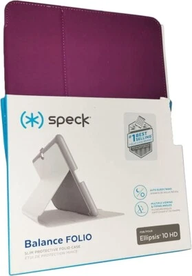 NEW Speck Ellipsis 10 HD Balance Folio - Syrah Purple/Magenta Pink - Image 1 of 4