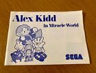 Alex Kidd in Miracle World Libretto Sega Master System