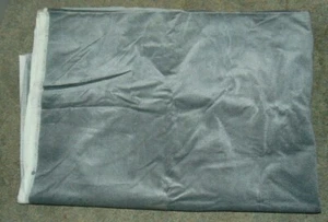Pin Wale Corduroy Silver Gray Muslin Backed 56 Inches Wide 2 Yards - Picture 1 of 3