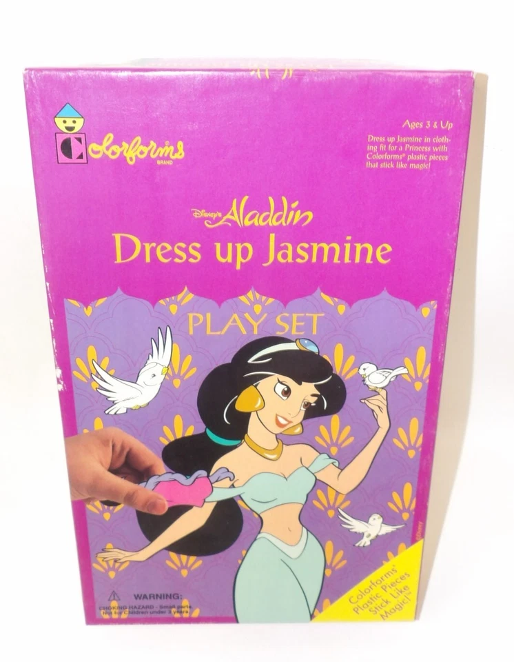 Disney Aladdin Dress Up Jasmine Colorforms Play Set - New in Box - Image 1 of 2