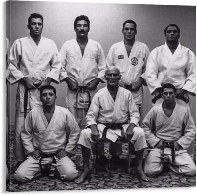 Helio Gracie Poster Brazilian Jiu-Jitsu Master Wall Art Poster Bedroom Living