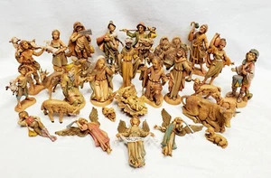 Vintage 29 Pc Fontanini 1983 Nativity Figures Depose Italy Religious Christmas - Picture 1 of 24