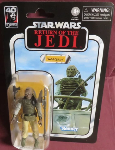 WEEQUAY, 2023 HASBRO 3.75 IN., from "RETURN OF THE JEDI", VC107, IN HAND Cover
