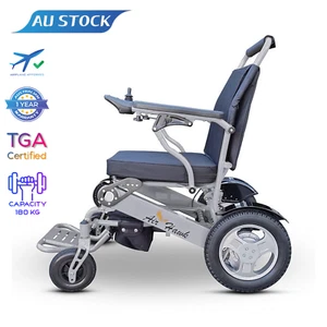 Foldable Electric Wheelchair Lightweight Heavyduty Compact Motorise Chair AirHaw - Picture 1 of 19
