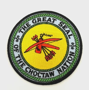 THE GREAT SEAL OF THE CHOCTAW NATION 3,5" PATCH (NC) - Bild 1 von 2