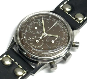 Vintage Gallet Stainless Steel Chronograph Mens Watch Excelsior Park 40-68 1960s - Picture 1 of 13