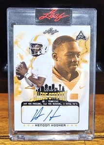 2022 Leaf Week 4 College Standout Hendon Hooker Rc Auto #CS-HH1 (349/402) - Picture 1 of 3