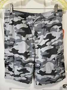 Boys Wonder Nation Cargo Shorts. Gray Camo S (6-7) NWT - Picture 1 of 1