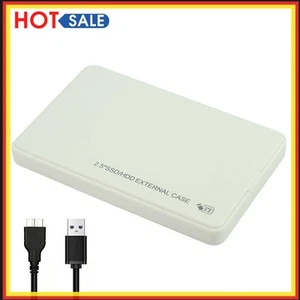2,5-Zoll-HDD/SSD-Gehäuse, 6 Gbit/s, mobiles Festplattengehäuse für MacBook PC (w - Afbeelding 1 van 7