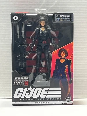 Hasbro G.I. Figura de acción de la película Joe Classified #19 Baroness 6” Snake Eyes GI Joe Foto 1 de 4