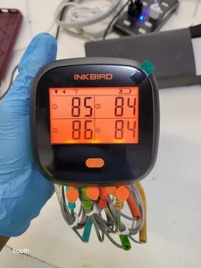 INKBIRD WiFi Wireless Meat Thermometer IBBQ-4T, 4 Color Probes Rechargeable BBQ - Picture 1 of 4