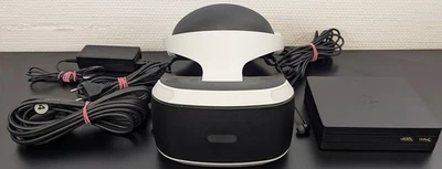 Sony PlayStation VR Brille Headset V2 mit Zubehör gebraucht - Bild 1 von 4