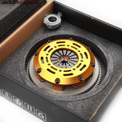 Racing Clutch Twin Disc Kit +Flywheel for MATRIX XR-S VIBE GT 1.8L 2ZZGE 6-SPEED - Image 1 of 4