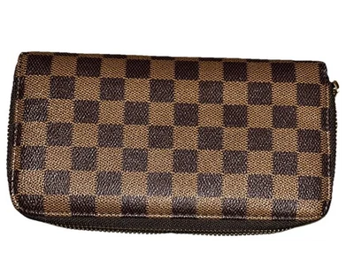 Женский кожаный клетчатый рюкзак-бумажник Daisy Rose - Изображение 1 из 4