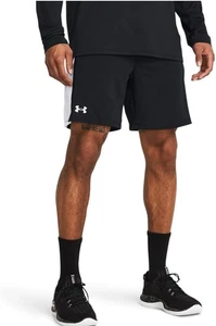 Under Armour Men's Train Stretch 2.0 Shorts Small Size Black & White Color New - Picture 1 of 6